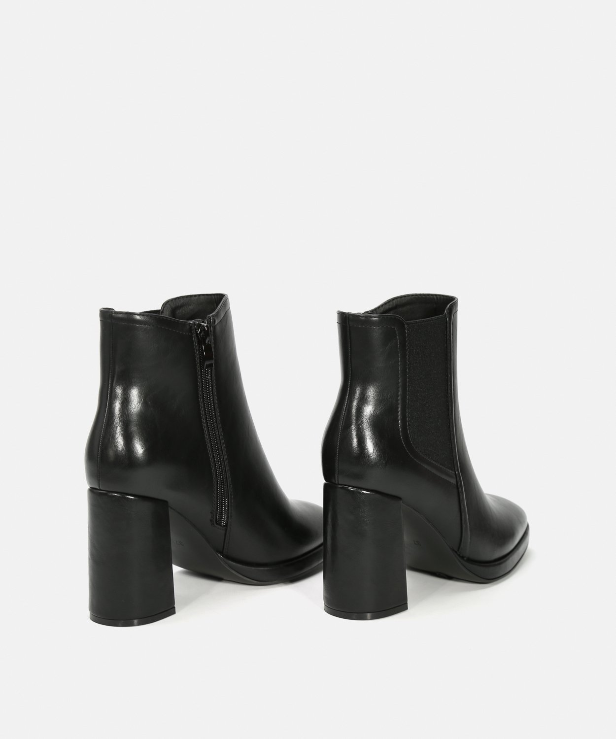 Botines tacón punta cuadrada image number null